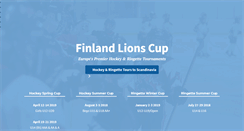 Desktop Screenshot of lionscup.fi