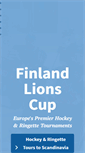 Mobile Screenshot of lionscup.fi